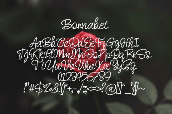 Bornabet Font - Preview 1