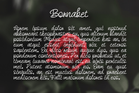 Bornabet Font - Preview 2