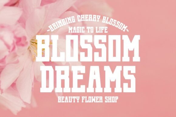 Cherry Blossom Font - Preview 2