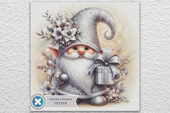 Christmas Gnome Cross Stitch Pattern PDF