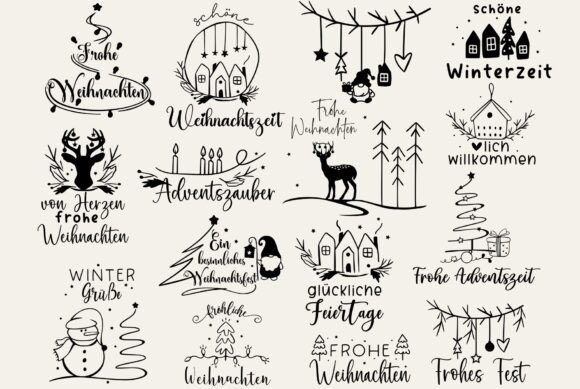 Christmas Svg, Plotter Weihnachten Svg,