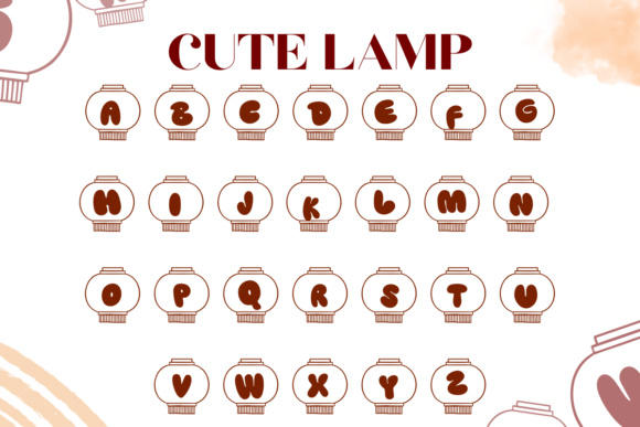 Cute Lamp Font - Preview 1