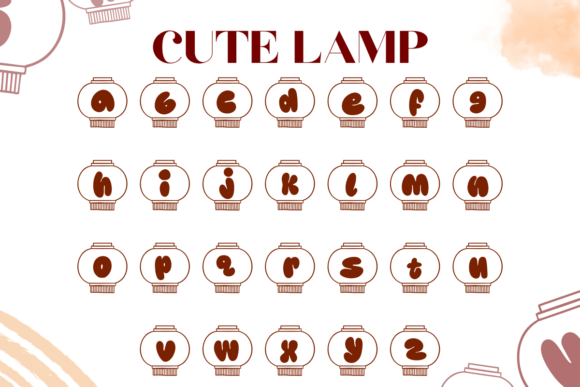 Cute Lamp Font - Preview 2