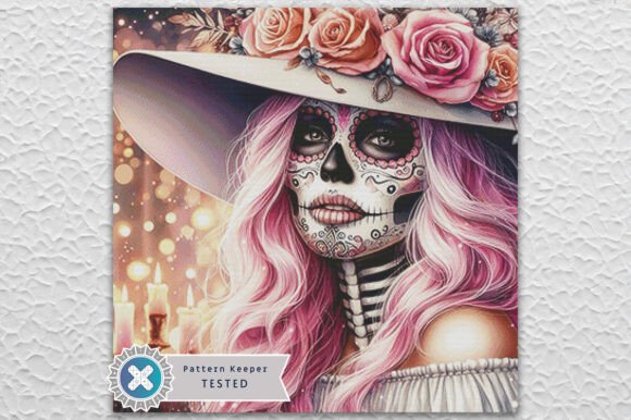 Day of the Dead Cross Stitch Pattern PDF