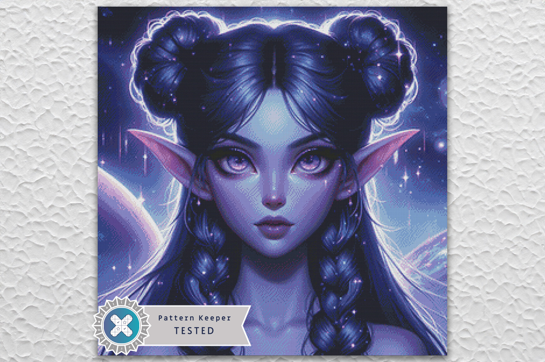 Fantasy Elf Cross Stitch Pattern PDF