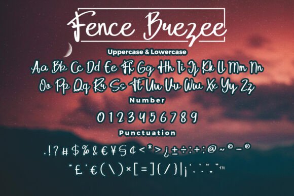 Fence Brezee Font - Preview 5