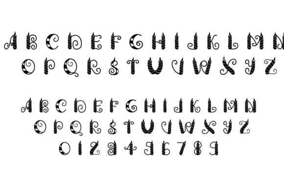 Happy Birthday Font - Preview 1