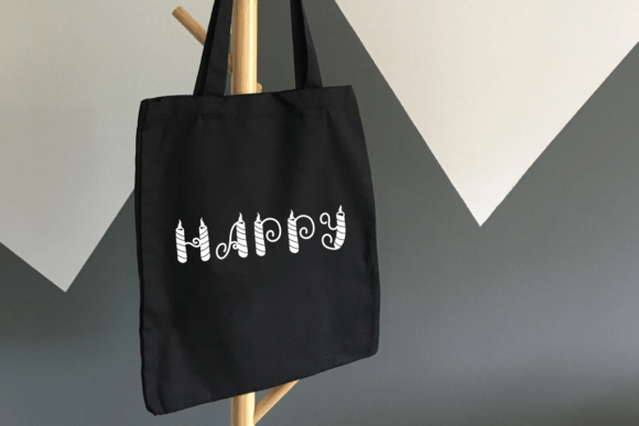 Happy Birthday Font - Preview 4