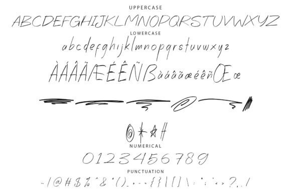 Jackquin Font PNG with transparent background - Preview 6