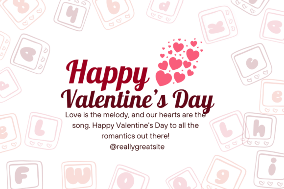 Love Card Font PNG with transparent background - Preview 5