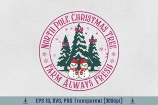 North Pole Png Christmas Tree Farm Graphic by createaip · Creative Fabrica