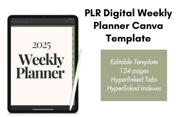 PLR Digital Planner Canva Template