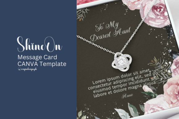 ShineOn Message Card Template