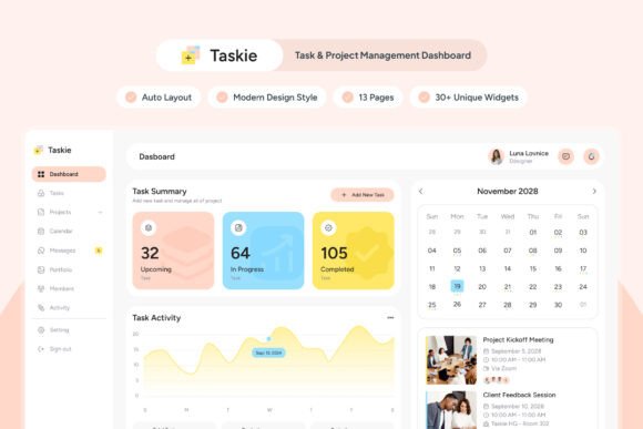 Task & Project Management Dashboard