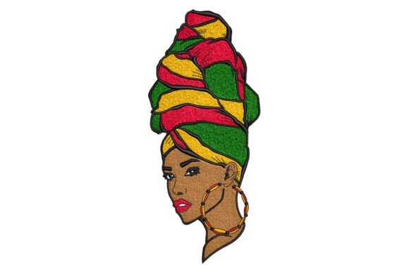 Afro Woman Face