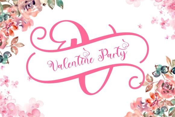 Beautiful Sweet Monogram Font - Preview 3