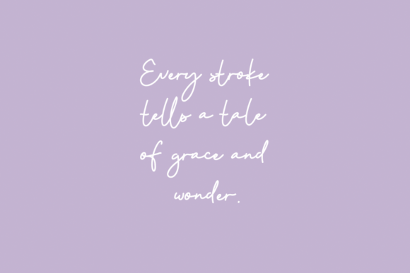 Belle Dreaming Font - Preview 4