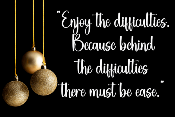 Birthday Christmas Font - Preview 1