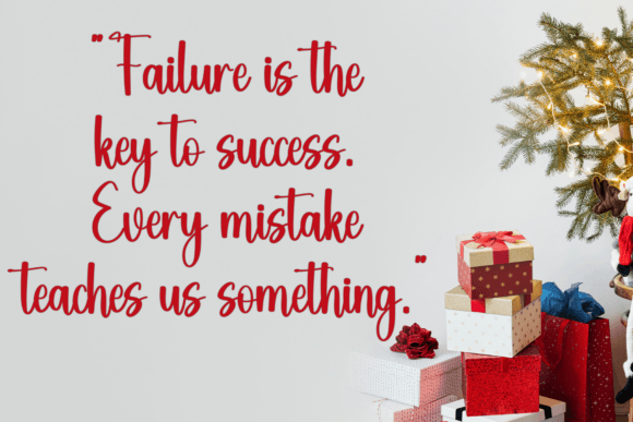Birthday Christmas Font - Preview 3