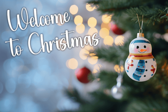 Birthday Christmas Font - Preview 4