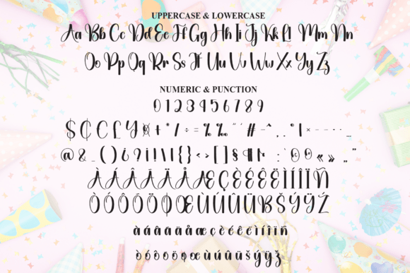 Birthday Font - Preview 6