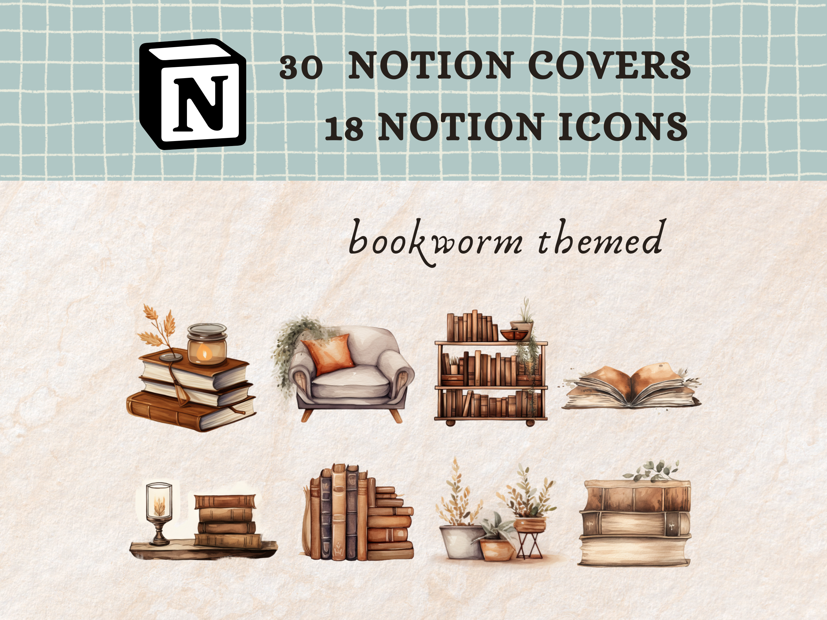 Bookworm Notion Icons