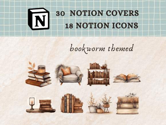 Bookworm Notion Icons