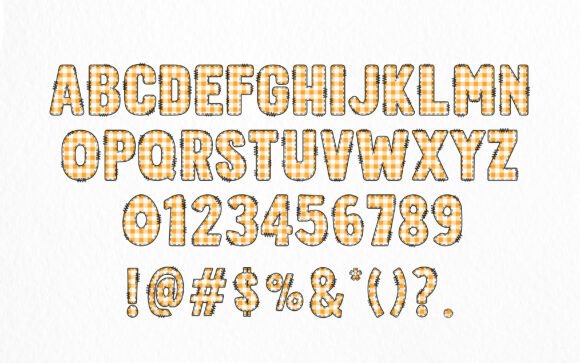Buffalo Plaid Army Font - Preview 2