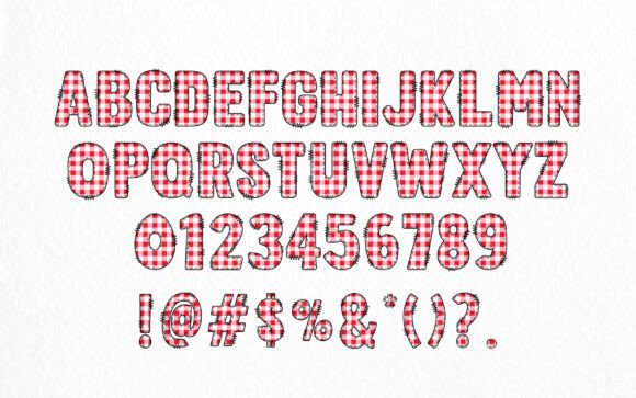 Buffalo Plaid Army Font - Preview 3