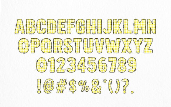 Buffalo Plaid Army Font - Preview 5