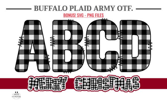 Buffalo Plaid Bundle Font - Preview 2