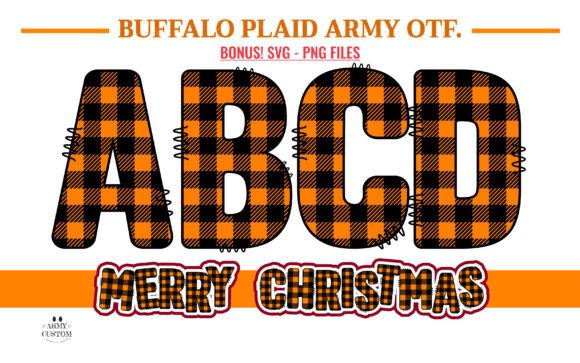 Buffalo Plaid Bundle Font - Preview 4