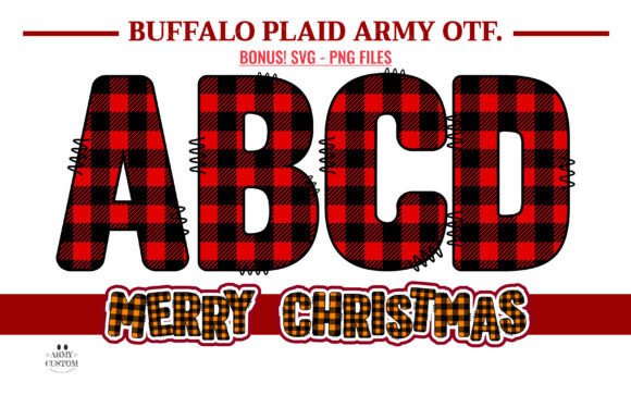 Buffalo Plaid Bundle Font - Preview 5
