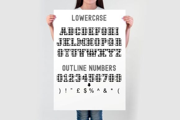 Buffalo Plaid Font - Preview 3