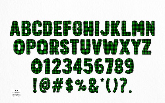 Buffalo Plaid Font - Preview 1