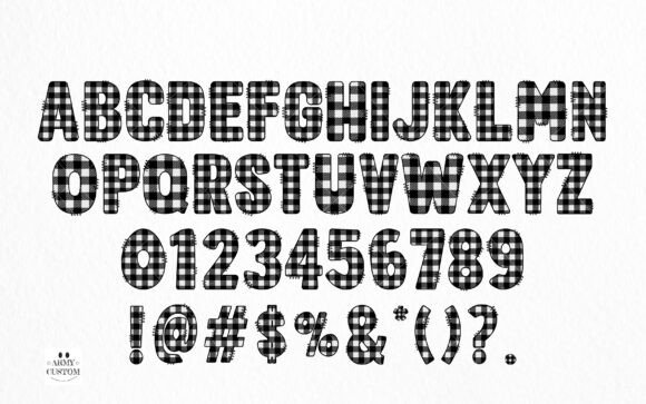 Buffalo Plaid Font - Preview 1