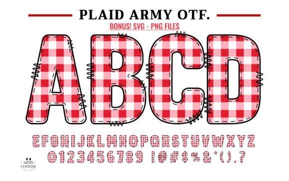 Christmas Army Bundle Font - Preview 4