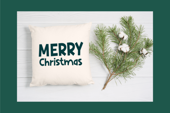 Christmas Comic Font PNG with transparent background - Preview 3