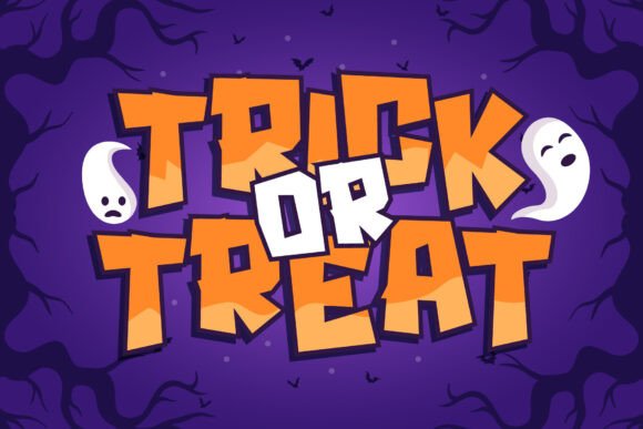 Comic Halloween Font PNG with transparent background - Preview 1