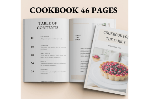 Cookbook Template | Recipe Book Canva
