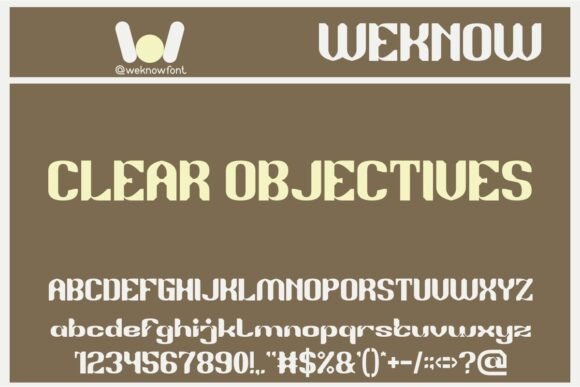 Effectiveness Font - Preview 1