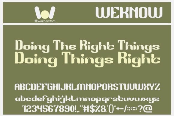 Effectiveness Font - Preview 2