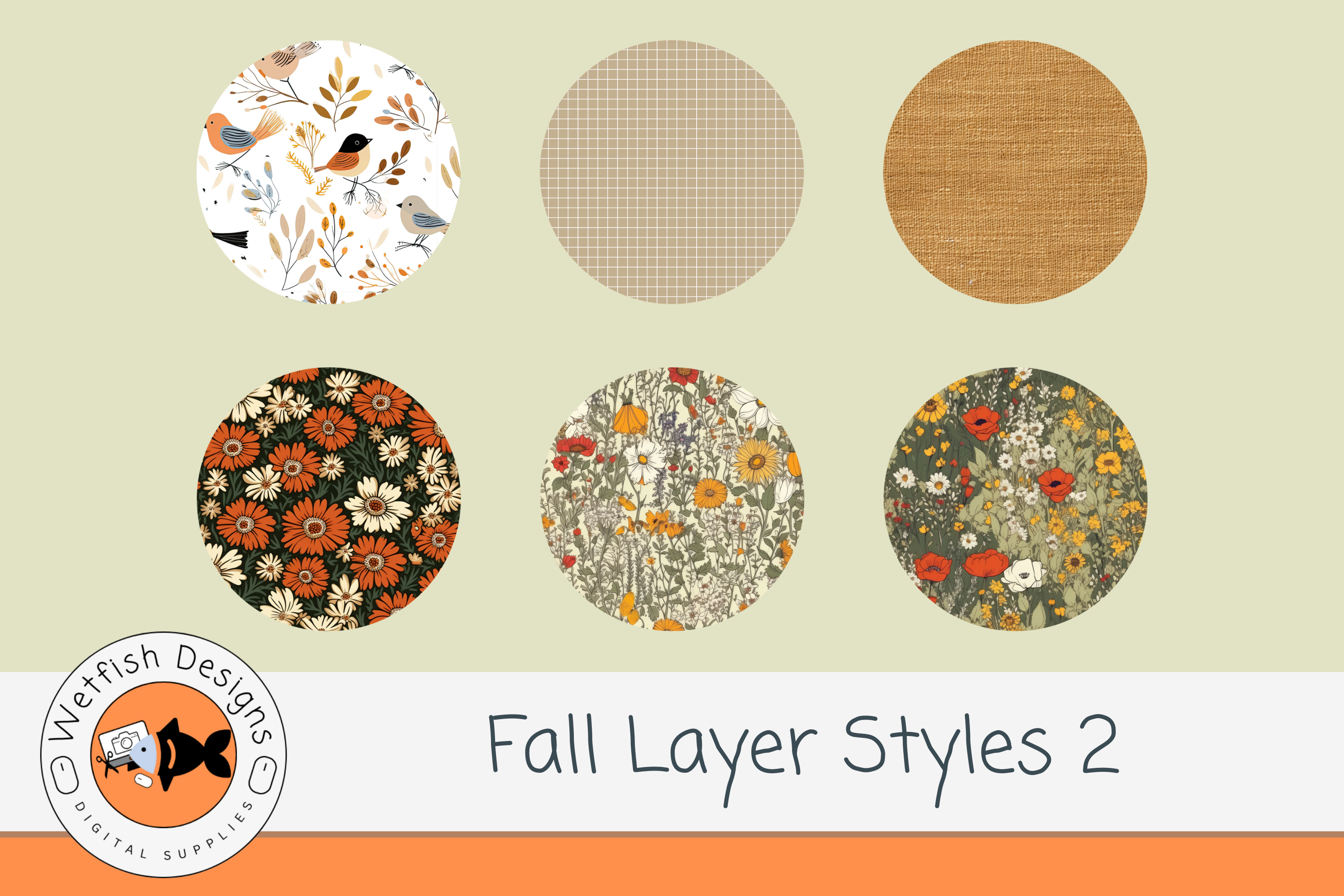 Fall Photoshop Layer Styles 2 Graphic by Wetfish Designs · Creative Fabrica