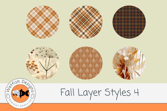 Fall Photoshop Layer Styles 4 Illustration Styles de calques Par Wetfish Designs