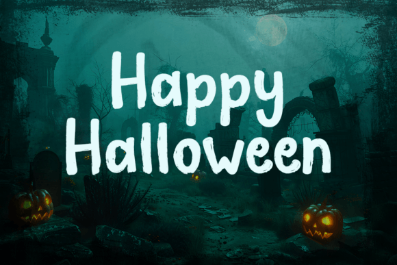 Foggy Cemetery Font - Preview 2