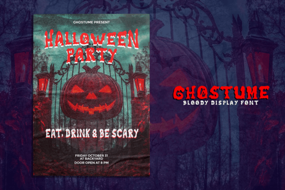 Ghostume Font - Preview 3