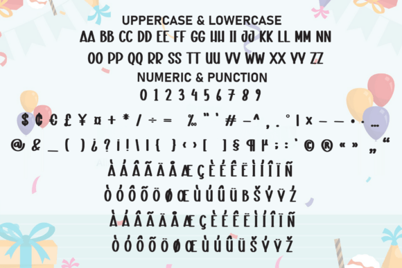Happy Birthday Font - Preview 6