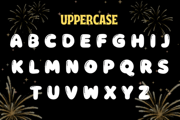 Happy New Year Font - Preview 1