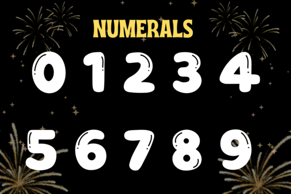 Happy New Year Font - Preview 3