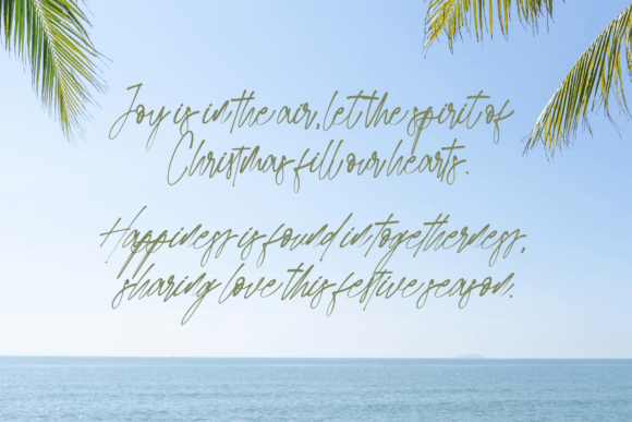 Holiday Doodles Font - Preview 1